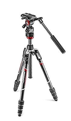 Manfrotto Befree Live Kit Twist Carbon avec tête vidéo Fluid