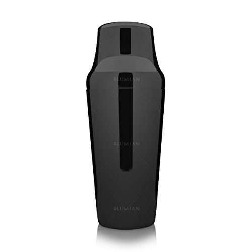 Zeus Shaker Parisienne 900 ml Nero lucido Luxury Barman Lumian