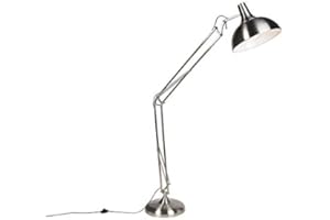 Qazqa Hobby fl - Lampada da terra Moderno - 1 luce - L 380 mm - Acciaio - Retrò - Soggiorno I Camera da letto