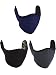 Produktbild 3 Stücke Winter Kalt Beweis Maske Winddicht Ski Gesichtsmaske Halbes Gesicht Mund Wärmer für Ski Fahrrad Radfahren Motorrad (Farbe Set 3)