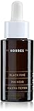 KORRES Black Pine Anti-Wrinkle and Firming Face Serum Bottle and Dropper 30 ml