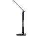 Produktbild JIASHUAIBIN tragbare Faltbare LED-Tischlampe mit Touch-Typ-Temperaturkalenderanzeige, Tischlampe, einstellbares Auge Leselicht Schwarz