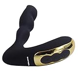 GOLIATE NyX Vibrating Prostatic Massager for Men - High-End Vibrator Prostate Stimulator and Anal Pleasure: 10 Modes, Medical Silicone, Odorless, Design, Silent, Waterproof, Rechargeable, Warranty