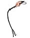 Produktbild Horror-Shop Geflochtene Schwarze Mini Peitsche für BDSM & als Kostüm Zubehör
