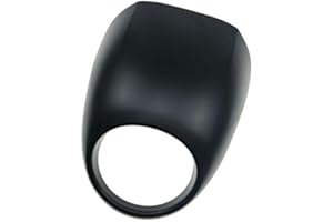 NEWLAND2019 Visiera per cupolino carenatura nera 5 3/4" con ritaglio per Harley Sportster Dyna FX XL dal 1973 in poi/Dyna 95-05/82-94 FXR FXRS Model (Nero opaco)