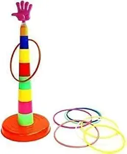 Wizme Kids Ring Toss Stacking Throw Game Playing Fun for Girls Boys Adults, Return Gift Item