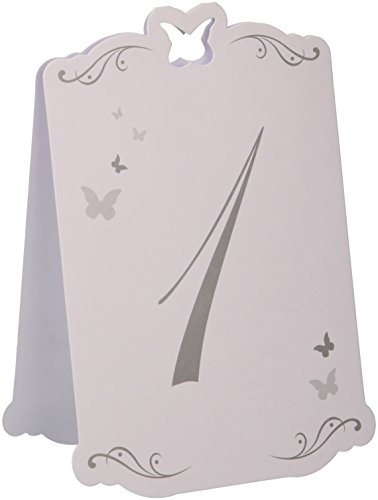 Schmetterling Tischnummern 1-12 - Hochzeit, Feier, Event