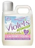 Violet's Natural Laundry Liquid Lavender, Rose Geranium and Jasmine 1 litre