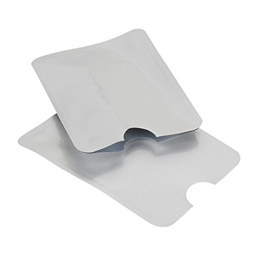 BQLZR N12172 - Fundas para tarjetas de cr dito y pasaportes impermeables protecci n RFID contra robos 10 unidades plata reviews BQLZR N12172 - Fundas para tarjetas de cr dito y pasaportes impermeables protecci n RFID contra robos 10 unidades plata