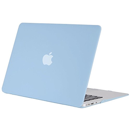 MOSISO MacBook Air 13 H  lle - Ultra Slim Hochwertige Plastik Hartschale Tasche Schutzh  lle Snap Case f  r MacBook Air 13 Zoll  A1466 A1369   Air Bla