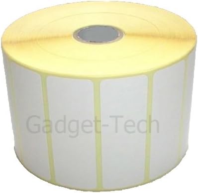Gadget Tech - Zebra 12,000 ( 10 Rolls ) Direct Thermal Labels - 89mm x 36mm Permanent -  For GX430T