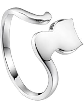 Viki Lynn–Ring in Reihe Silber 925–Zehenring/Ring von Ventilschaftdichtungen/Damenring/Ring verstellbar–...