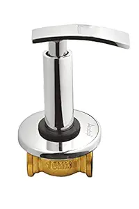 Acetap Brass 15MM Concealed Stop Valve Aqua Series Chrome Plated With Wall Flange