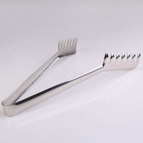26cm Longueur Fine En Acier Inoxydable Poli Buffet Spaghetti Pâtes À Pinces Cuisine Cuisine Outil De Cuisine Accessoires LDCRE