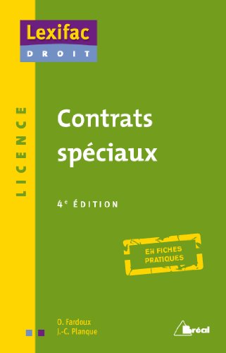 Télécharger Contrats spéciaux Livre PDF Gratuit