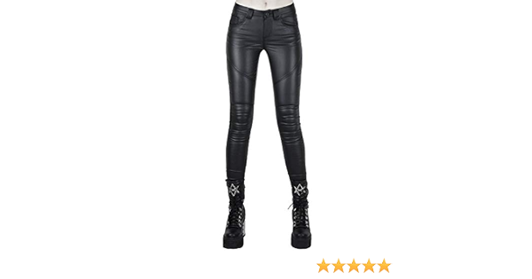 Killstar Coated jeans trousers 