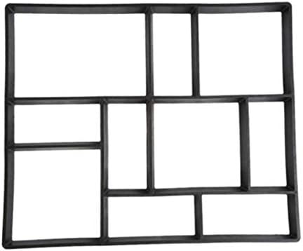 DIY Driveway Plastic Paving Pavement Stone Mold Concrete Stepping Pathmate Mould Paver Garden Decorated Tool