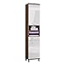 Produktbild Posseik 5448 91 Hochschrank Maxim (Maxine) Walnuss Nachbildung weiß