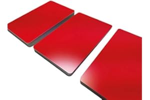 KARTENSTUDIO Premium Plastikkarten | PVC Karten ROT MATT | 1-100 Stück | Blanko Rohlinge | NEU! (10)