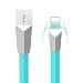 Produktbild thanly Cool 3D Zink Legierung 1,2 m IOS 8 Pin Datum Sync Schnell Ladekabel USB-Kabel für Apple iPhone 7 6 6S Plus 5 5 C 5S SE iPad mini 3 4 Retina Air 2 Pro iPod Touch 5. 6. Nano 7 etc.