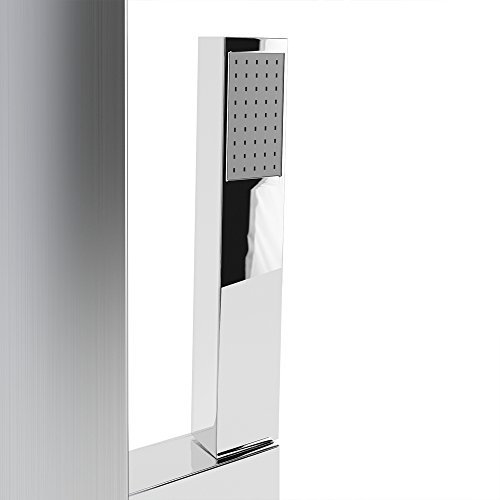 Duschpaneel LED inkl. Thermostat Armatur Regendusche Duscharmatur Wasserfall Duschsäule - 5