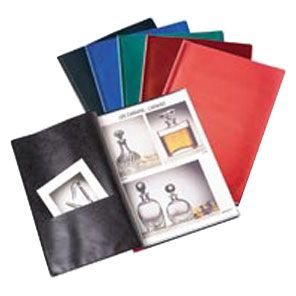 Elba Le Lutin Protège Document A4 en PVC avec 20 Pochettes Noir