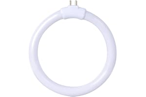 Odavom Anello Tubo Lampada Rotondo - Lampadina a Tubo Fluorescente Circolare 11W/T4/220V - Vetro Anello Tubo Lampada - Proiettore 9,5 Cm Diametro Esterno 12,2 Cm