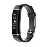 XYQS Smart Armband Bluetooth Armband Schlaf Monitor Smart Watch Fitness Tracker Aktivität Tracker Uhr Kamera Stoppuhr Sportuhr Geschenk (Farbe : SCHWARZ)