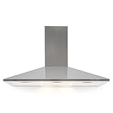 MODERNA: La campana Klarstein TR90WS se ajusta estéticamente de manera perfecta a las cocinas más modernas. Diseñada para una fijación suspendida sobre placas de cocina. El soporte necesario para su montaje se incluye en el envío.