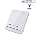 Produktbild VISTANIA WiFi Smart Light Switch 110~240V Works with Smart App Remote Control Support Alexa & Google Home Voice Control