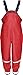 Playshoes Boy's  Relaxed Long sleeve Overall, Red, 5-6 Years (Manufacturer size :116 cm)