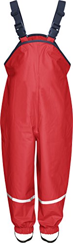 Playshoes Boy's  Relaxed Long sleeve Overall, Red, 5-6 Years (Manufacturer size :116 cm)