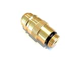 adaptador glp para francia  LPG-Megastore Euro Nozzle Reservorio Adaptador M22, LPG GPL 64 mm, w21,8