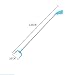 Produktbild QIANGGAO Kunststoffgriff 80cm Langes Erreichen Pickup Grabber Faltbare Klaue Helfen Hand Grabber Stick Werkzeug Klapparm Klaue Pickup Grabber,6,120cm