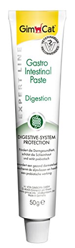 GimCat EXPERT LINE Gastro-Intestinal Paste - This functional cat snack has prebiotic effects that promotes a healthy digestive system 1 tube (1 x 50 g)
