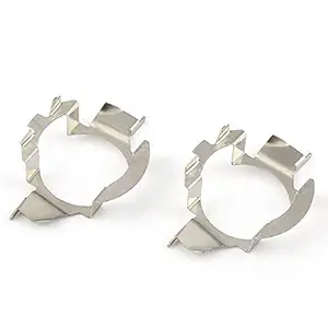 Durvient H7 LED HID Car Headlight Bulb Base Holder Adapter Socket For Volkswagen Skoda Mercedes-Benz BMW Audi Auto Headlamp Mount Stand (1Pair)