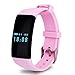Produktbild Yao D21 Farbbildschirm Smartband Pulsmesser Wasserdichtes Pedometer Pink