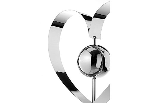 Gartenstecker Gartenstab Edelstahl Blumenstecker Rosenkugel Dekostecker - 5