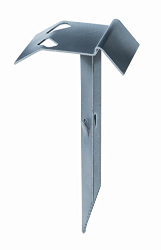 GAH-Alberts 210854 Auflaufstütze, zum Einschlagen, mit angeschweißtem Erddorn, feuerverzinkt, 125 x 47 mm