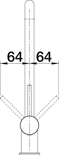 Blanco Finess, Küchenarmatur – Einhebelmischer, Oberfläche Chrom, Hochdruck, 1 Stück, 512322 - 5