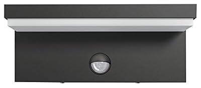 Philips 1648493P3 BUSTAN Applique Aluminium/Matières synthétiques Gris 22 x 7,8 x 9,2 cm