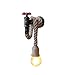 Produktbild Wandleuchte Vintage Hanf Wandleuchte E27 Schlauch Licht Korridor Cafe Restaurant Barber Shop Kleidung Treppen Gang Industrie Wandleuchte,Gold