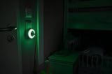 Brennenstuhl LED-Nachtlicht / sanftes Orientierungslicht mit Dämmungssensor für die Steckdose (inkl. Steckdose mit Kinderschutz) Farbe: weiß - 11