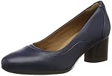  Clarks Damen Un Cosmo Step Pumps, Blau (Navy Leather), 41 EU