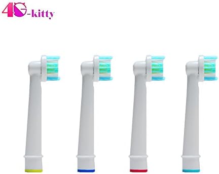 Hofoo EB18 A Replacement Brush Heads for Oral B Toothbrush Dwhite/Pro Bright (8 Pcs) (2 x 4). Fully Compatible with the following models of Electric Toothbrush Heads For Oral B Vitality, Professional Care, Triumph, TriZone, Advance Power and Smart Series