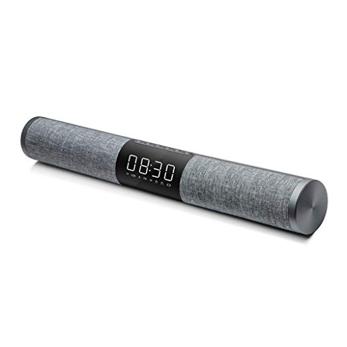 Preisvergleich Produktbild Technology Soundbar-Streifen-Karten-Audio, drahtloser Echo-Wandtelefon-Sprecher Drahtlose Verbindung Bluetooth-Audio-wasserdichter freihändiger Anruf-Sprecher (Color : Gray)