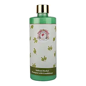 Indrani Herbal Shampoo With Conditioner For Women To Reduce Hair Fall, Promote Hair Growth, Control Dandruff 500 Ml