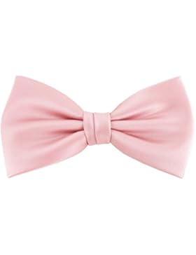 vorgebundene TigerTie Fliege Schleife in Einfarbig Uni + Geschenkbox