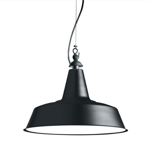 Preisvergleich Produktbild Fontana Arte Huna Pendelleuchte, schwarz Metall