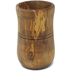 Benera Bel récipient en Bois d'olivier 15 x 10 cm pour ustensiles de Cuisine